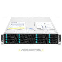 Intel H2216XXKR2 4x HNS2600KPR 8x Xeon E5-2640 V4 128 GB RAM Rails